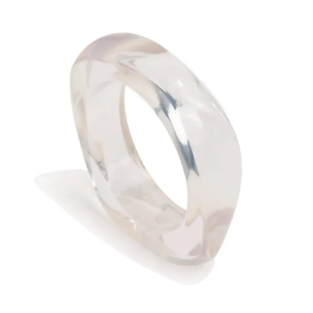 Sahira Clear Acrylic Bangle