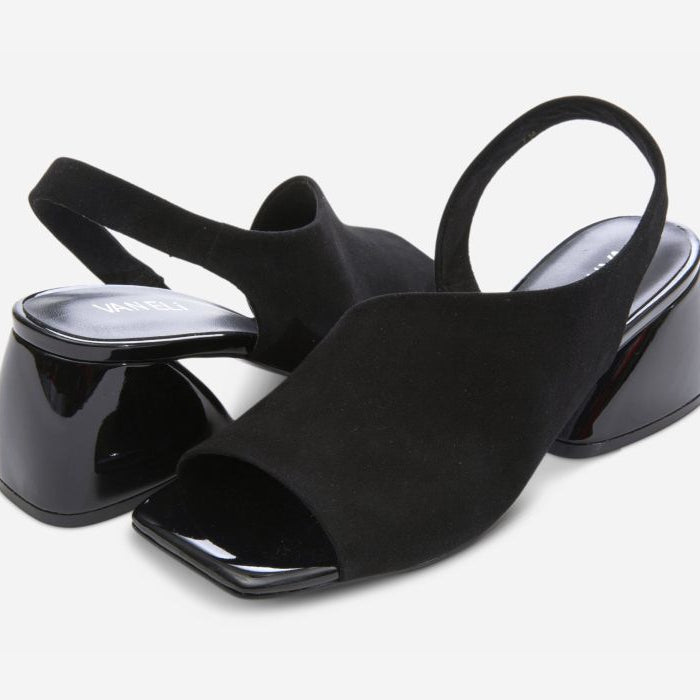 Vaneli Molke Heel in Black Suede