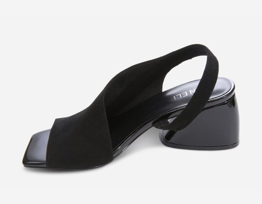 Vaneli Molke Heel in Black Suede