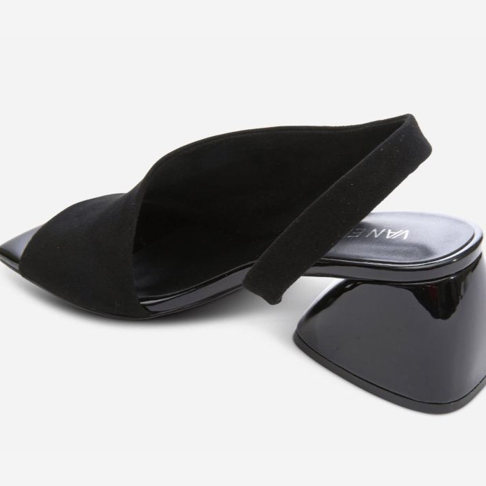 Vaneli Molke Heel in Black Suede