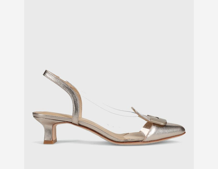 Vaneli Tamira Heels In Shell Mercury