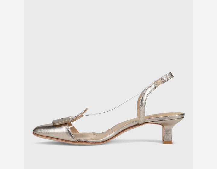 Vaneli Tamira Heels In Shell Mercury