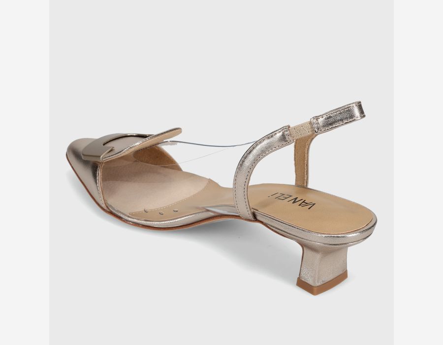 Vaneli Tamira Heels In Shell Mercury