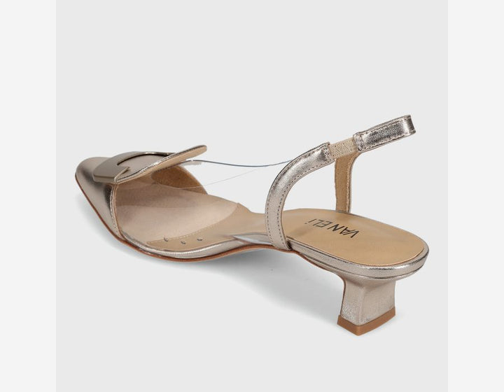 Vaneli Tamira Heels In Shell Mercury