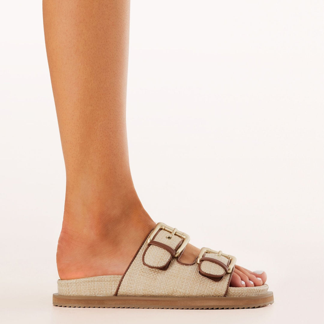 Billini Tenzin Natural Rafia Sandals (FINAL SALE)