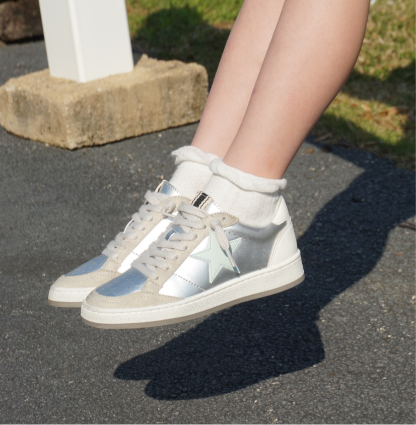 Toddler/Kids Paz Mini Sneaker, Sterling