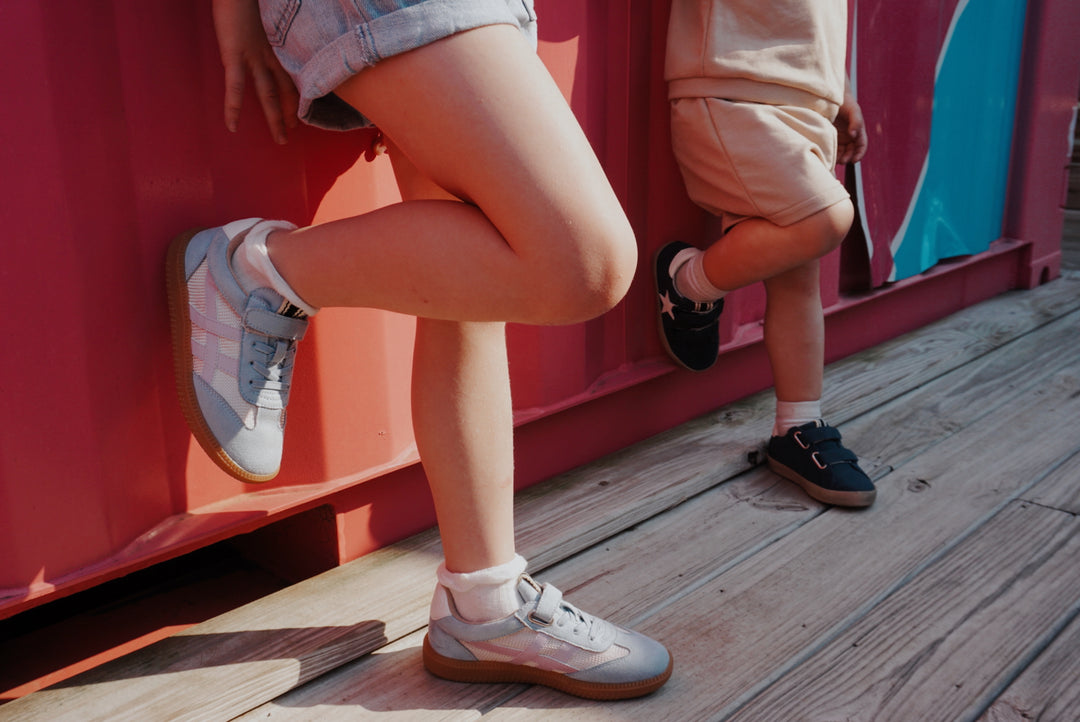 Toddler Sasha Mini Sneaker, Light Blue