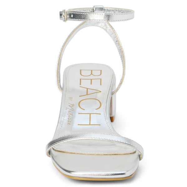 Beach by Matisse Belle Silver Heel (FINAL SALE)