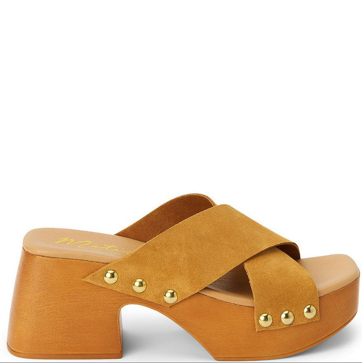Matisse Venice Tan Suede Platform Sandals