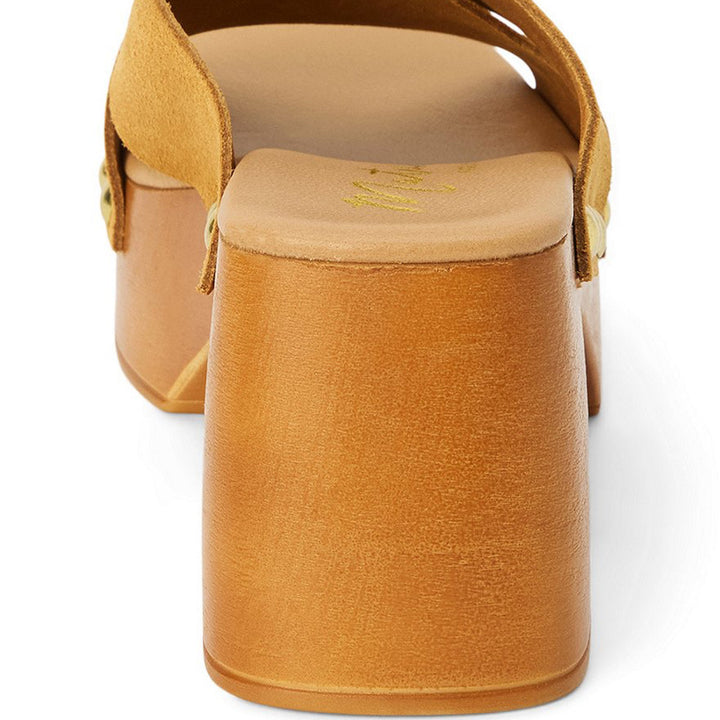 Matisse Venice Tan Suede Platform Sandals