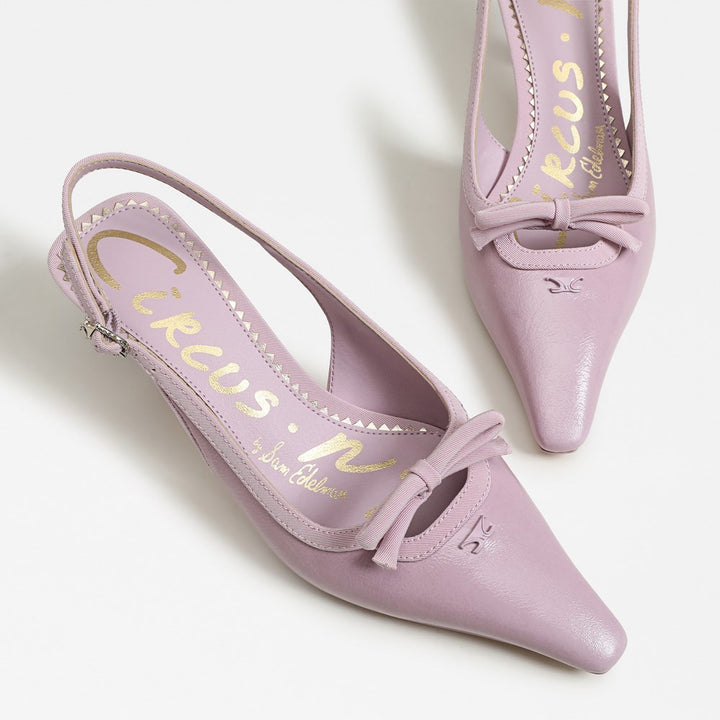 Circus Cassidy Slingback Heel, Pale Orchid (FINAL SALE)