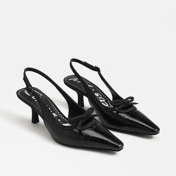 Circus Cassidy Slingback Heel, Black (FINAL SALE)