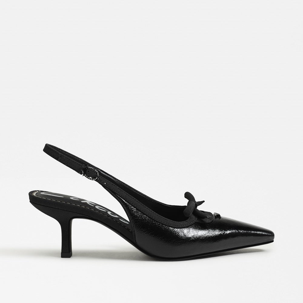 Circus Cassidy Slingback Heel, Black (FINAL SALE)