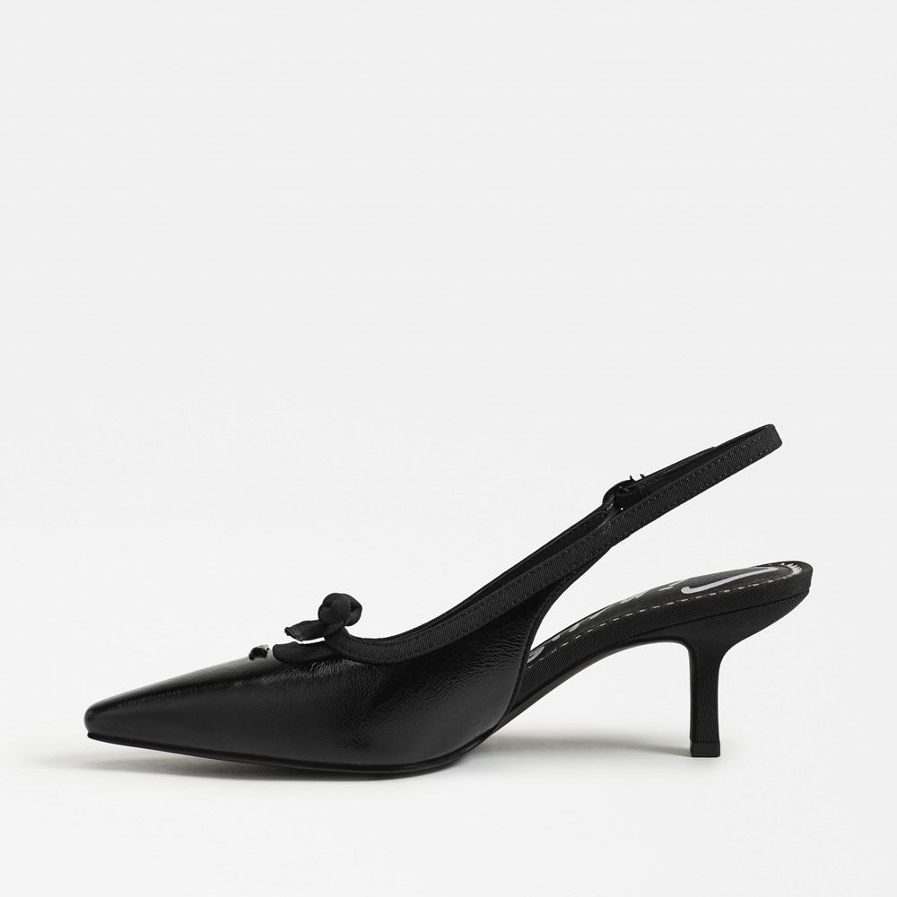 Circus Cassidy Slingback Heel, Black (FINAL SALE)