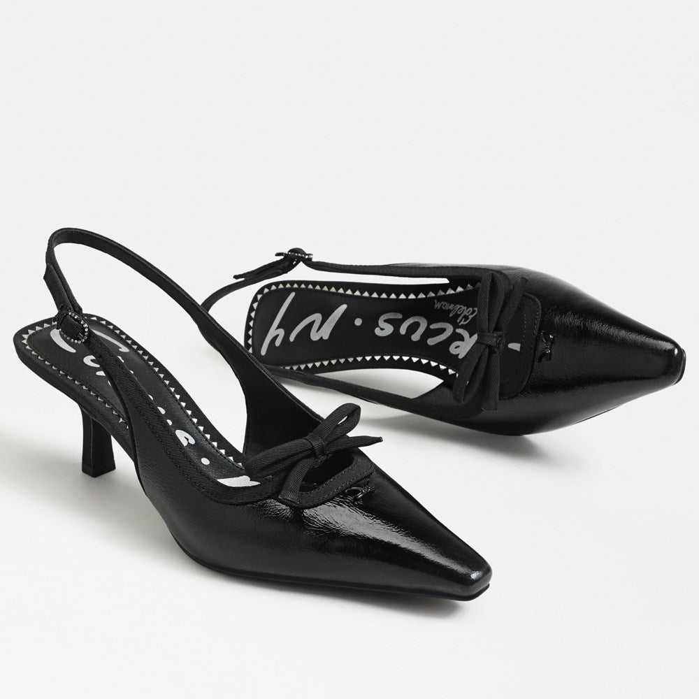 Circus Cassidy Slingback Heel, Black (FINAL SALE)