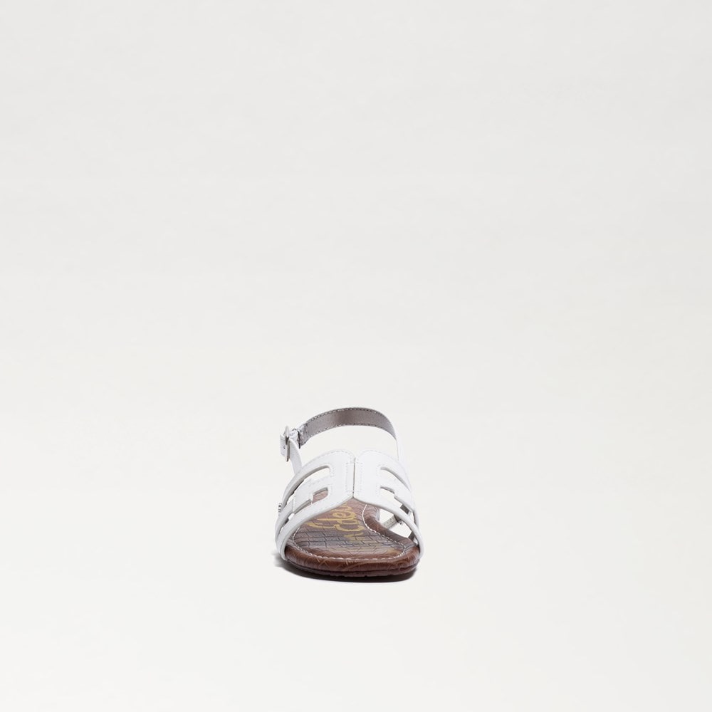 Sam Edelman Kids Bella Slingback, White (FINAL SALE)