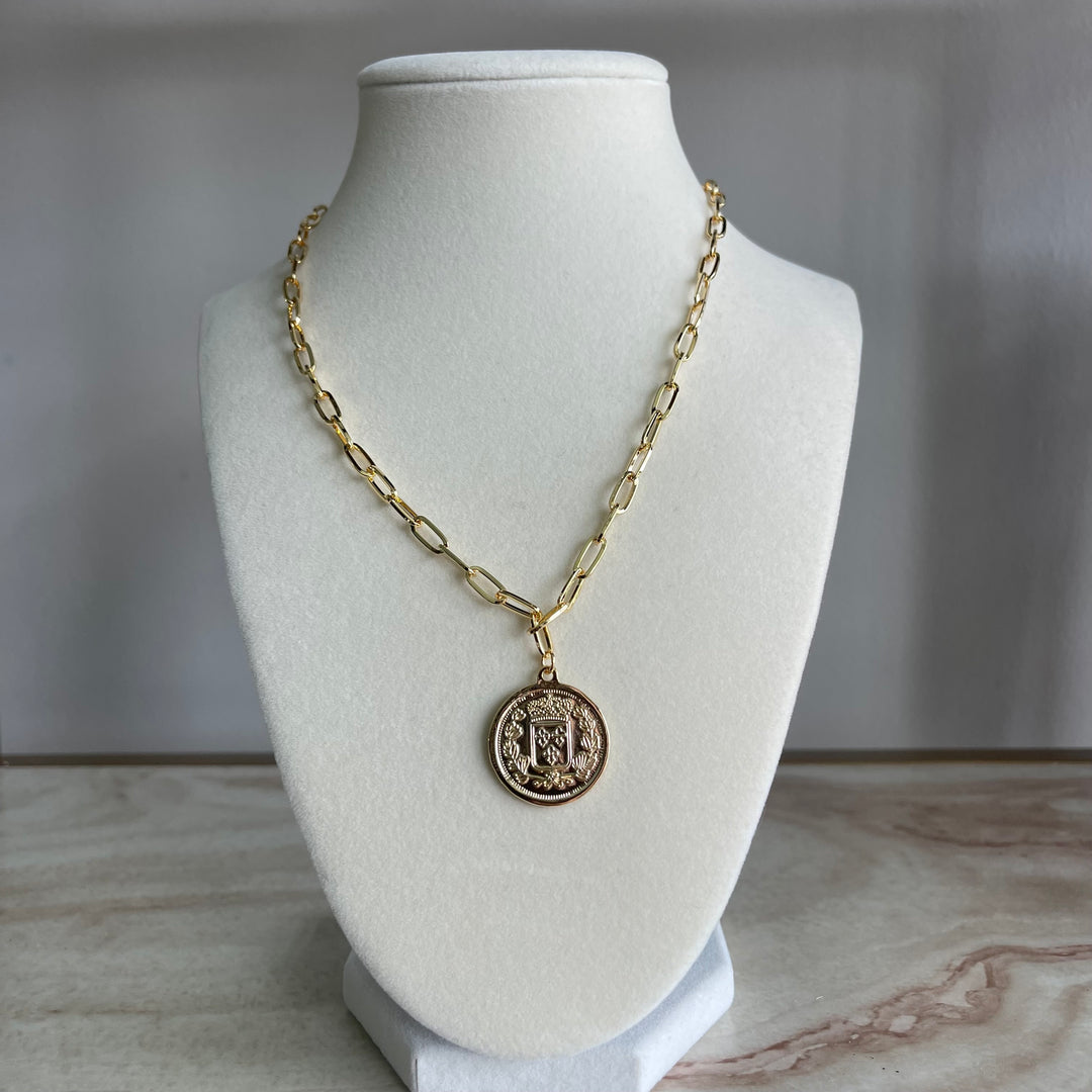Coin Pendant Necklace