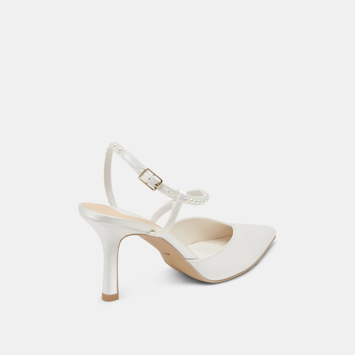 Dolce Vita Kamra Pearl Satin Heels
