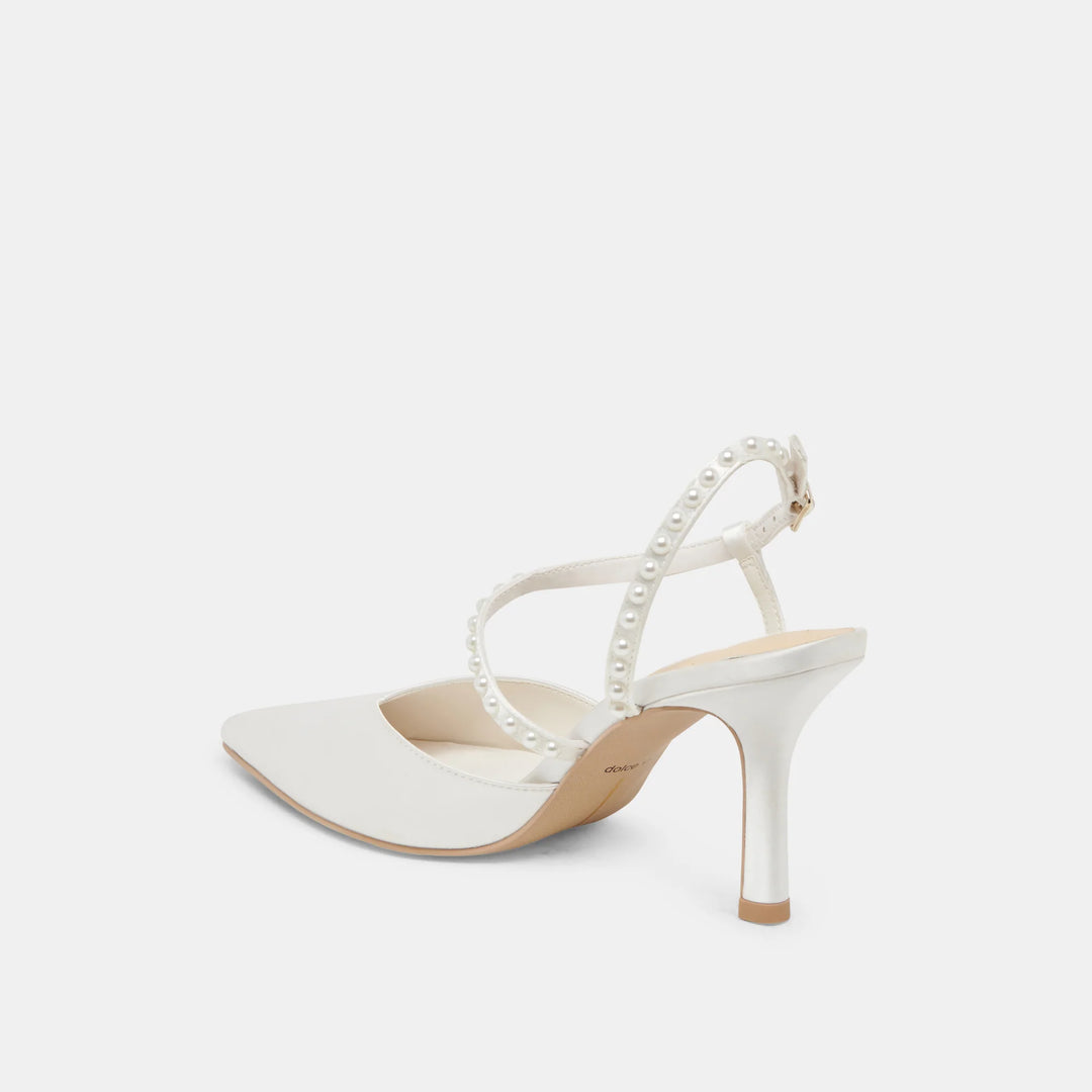 Dolce Vita Kamra Pearl Satin Heels