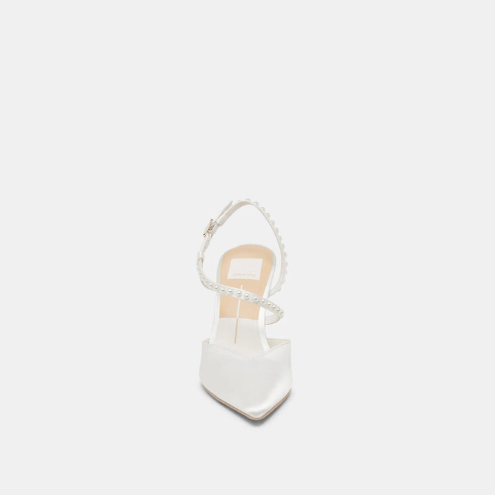 Dolce Vita Kamra Pearl Satin Heels