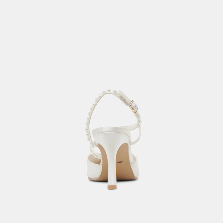 Dolce Vita Kamra Pearl Satin Heels