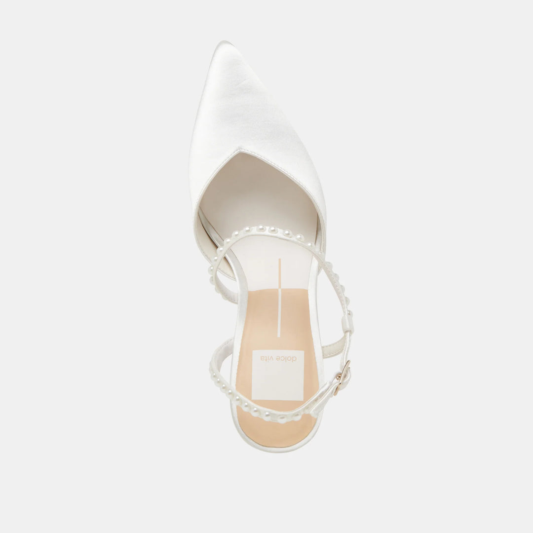 Dolce Vita Kamra Pearl Satin Heels