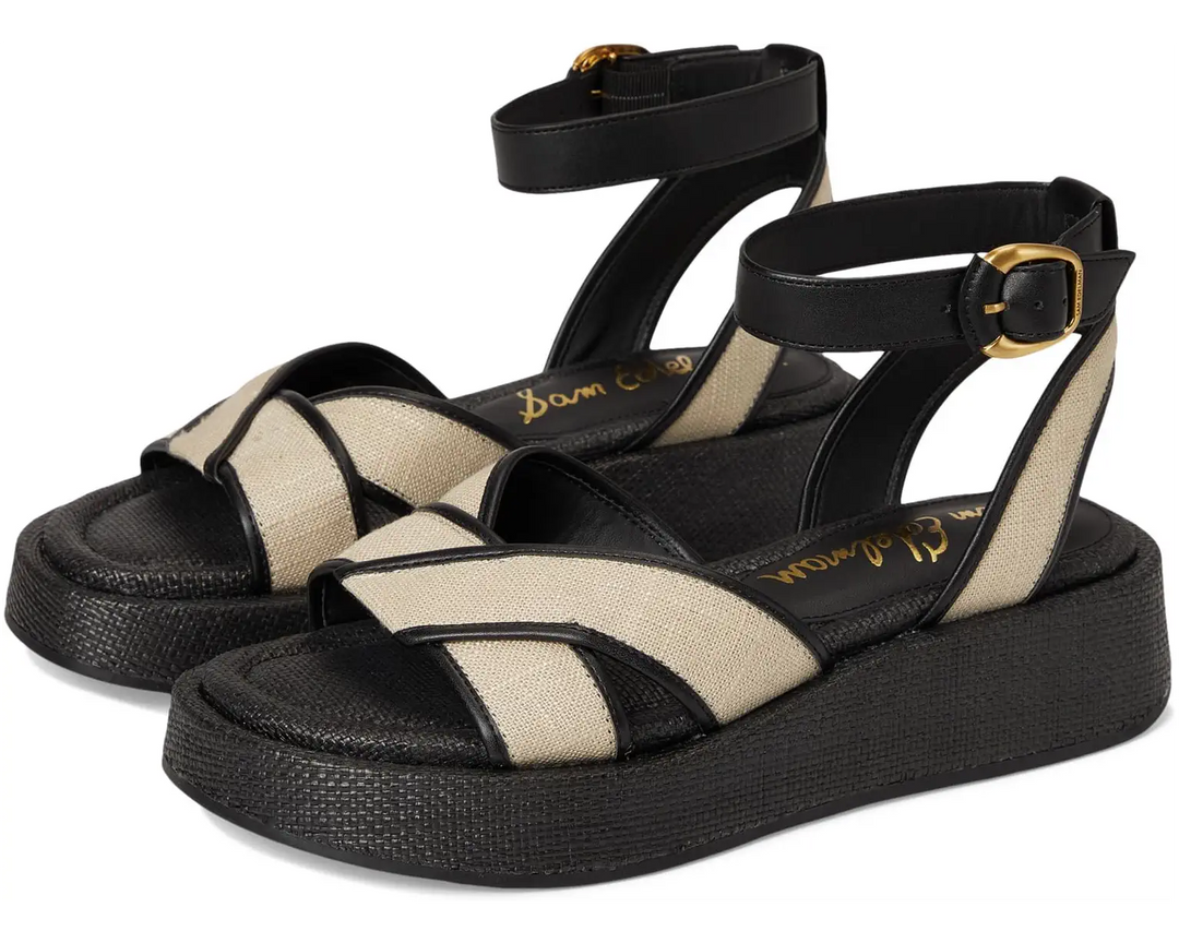 Sam Edelman Nylie Sandal, Natural/Black (FINAL SALE)