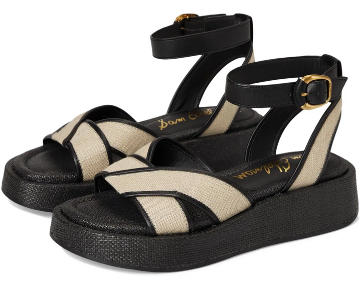 Sam Edelman Nylie Sandal, Natural/Black (FINAL SALE)