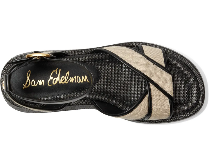 Sam Edelman Nylie Sandal, Natural/Black (FINAL SALE)