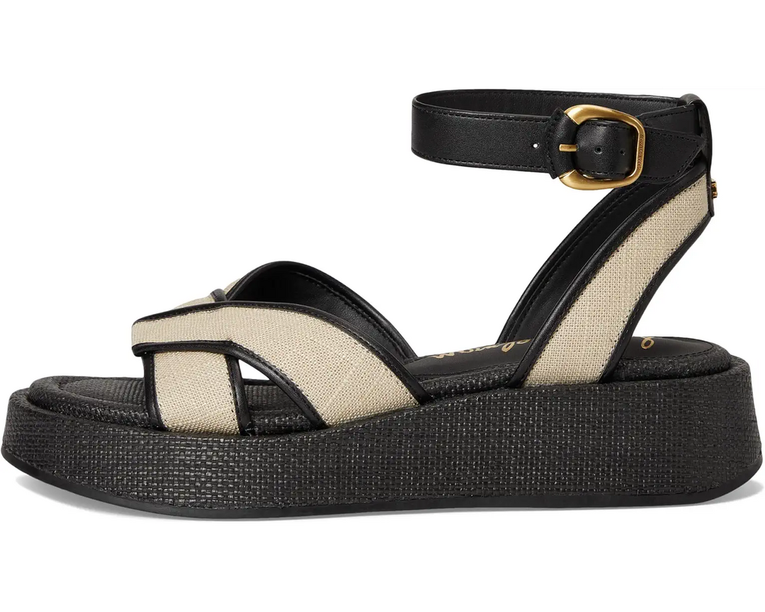 Sam Edelman Nylie Sandal, Natural/Black (FINAL SALE)