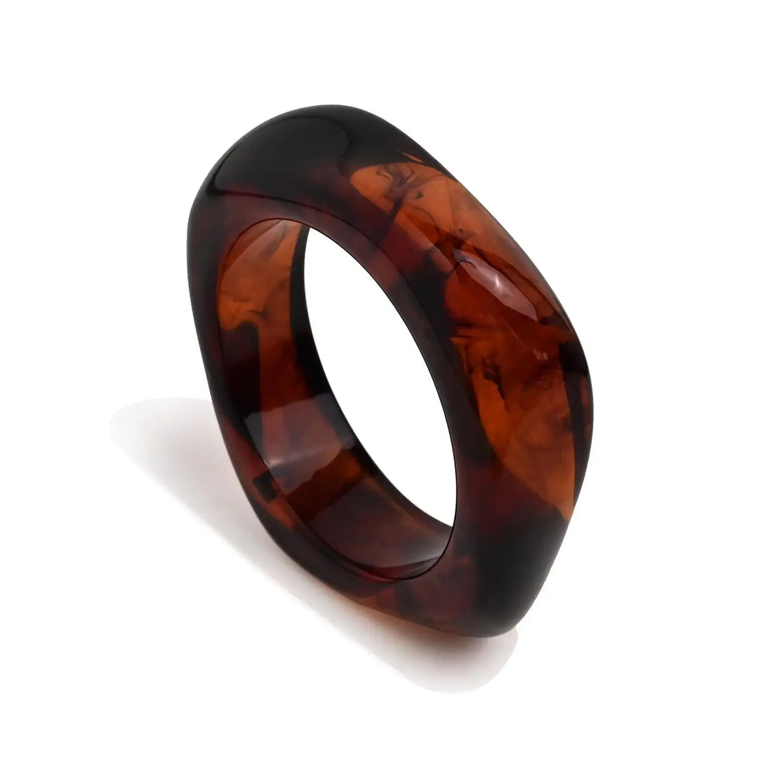Sahira Brown Acrylic Bangle