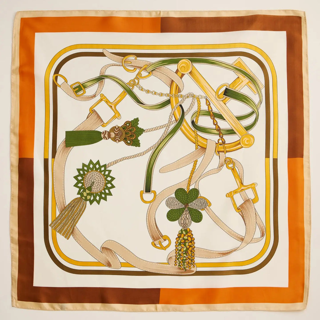 Buckles and Tassels Scarf