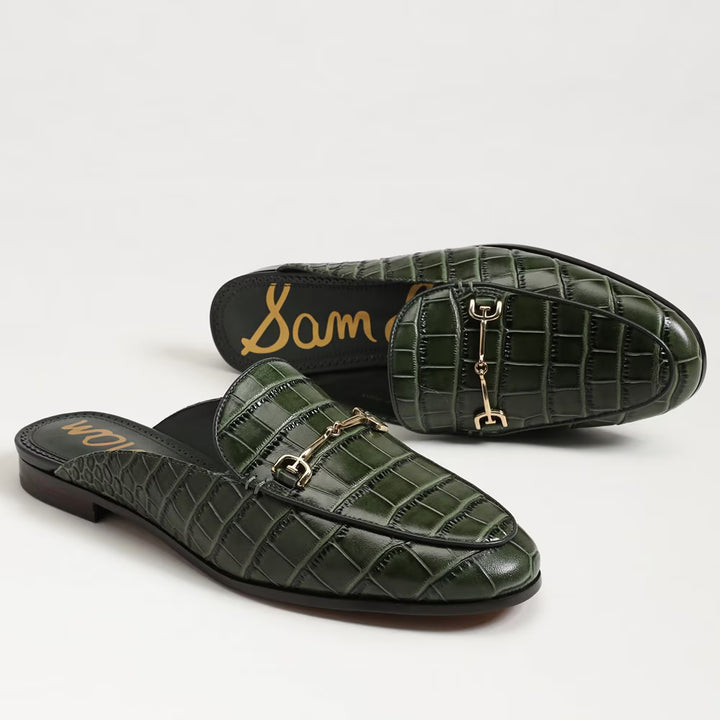 Sam Edelman Linnie Bit Mule In Olive Croc