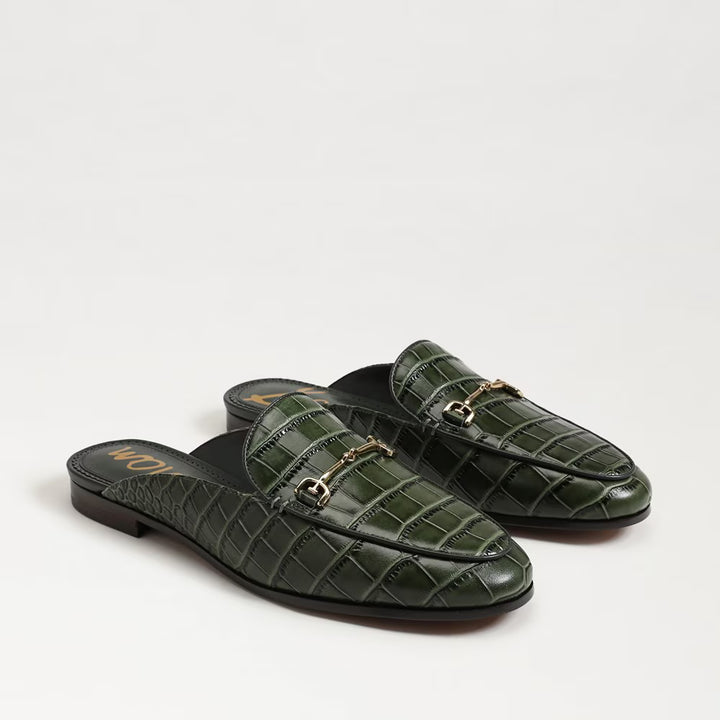 Sam Edelman Linnie Bit Mule In Olive Croc