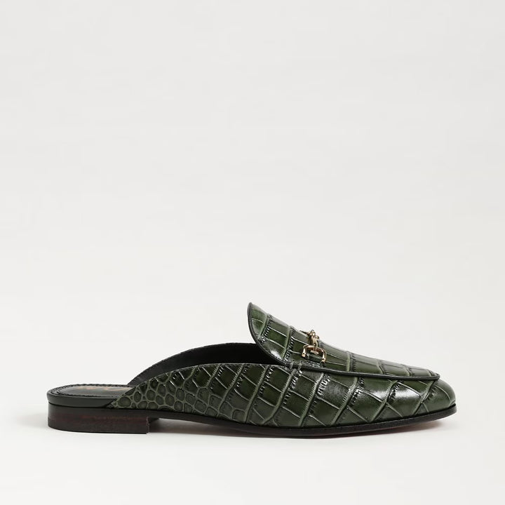 Sam Edelman Linnie Bit Mule In Olive Croc