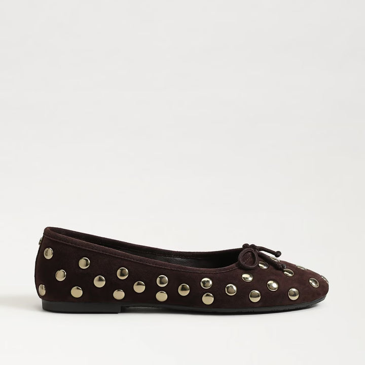 Sam Edelman Ali Stud in Cafe Noir Suede