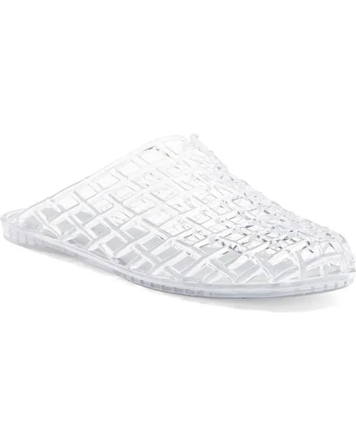 Jeffrey Campbell Sea-Glass Jelly Mule in Clear – ShopPursona