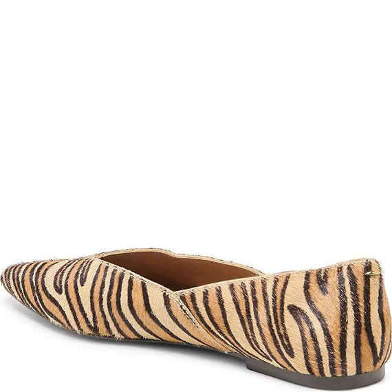 Dolce Vita Gema Tiger Print Calf Hair Flats