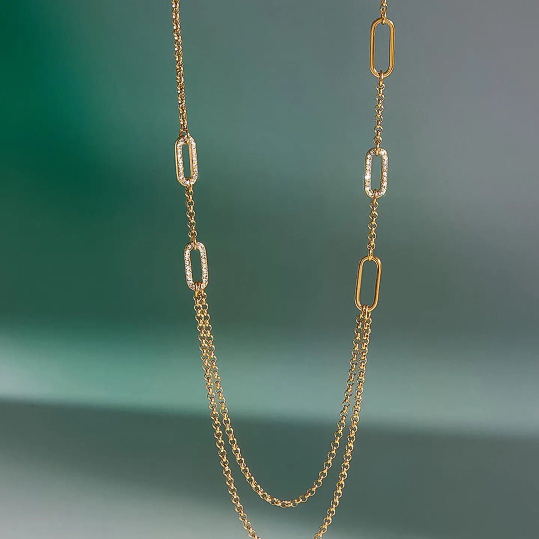 Vion Layered Chain Necklace