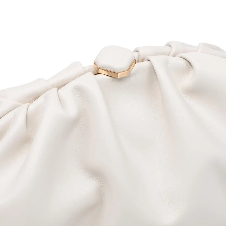 Jennifer Clutch in Ivory & Natural