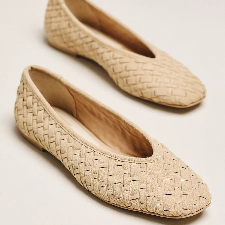 Dolce Vita Megin Suede Woven Flats