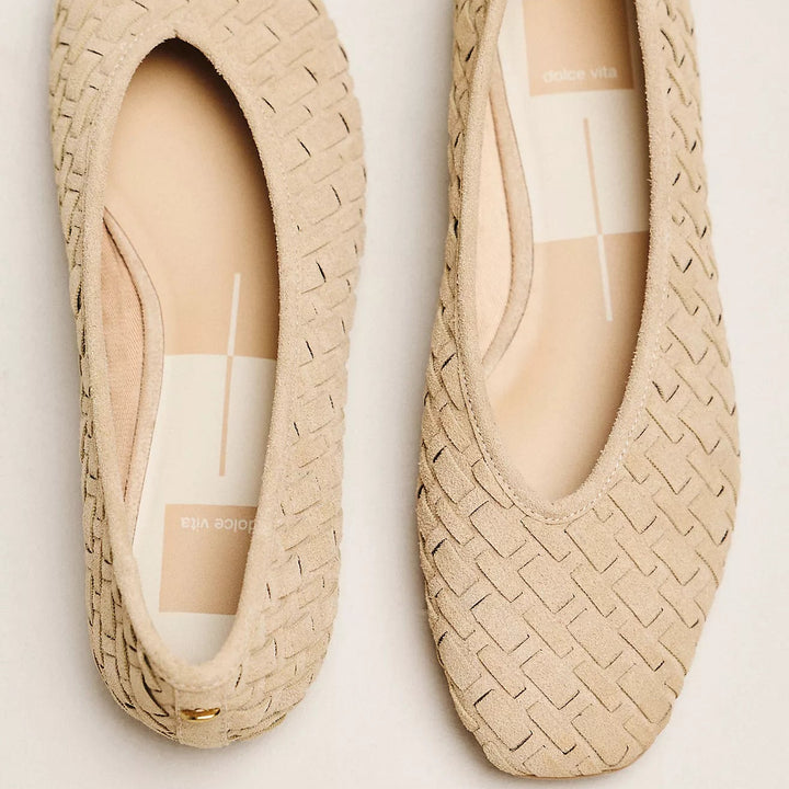 Dolce Vita Megin Suede Woven Flats