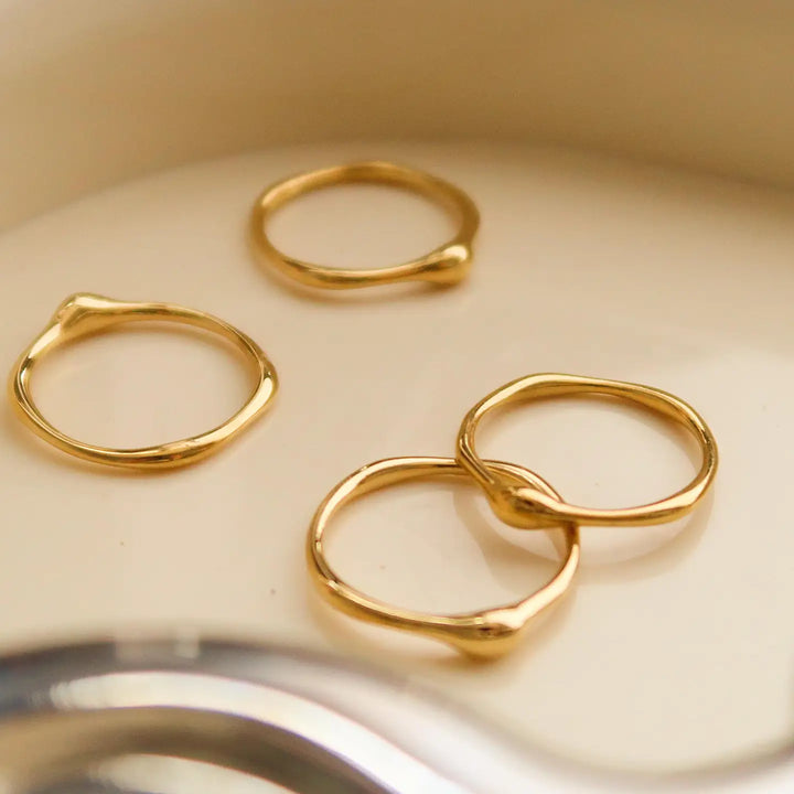 Rowena Minimalist Band Rings