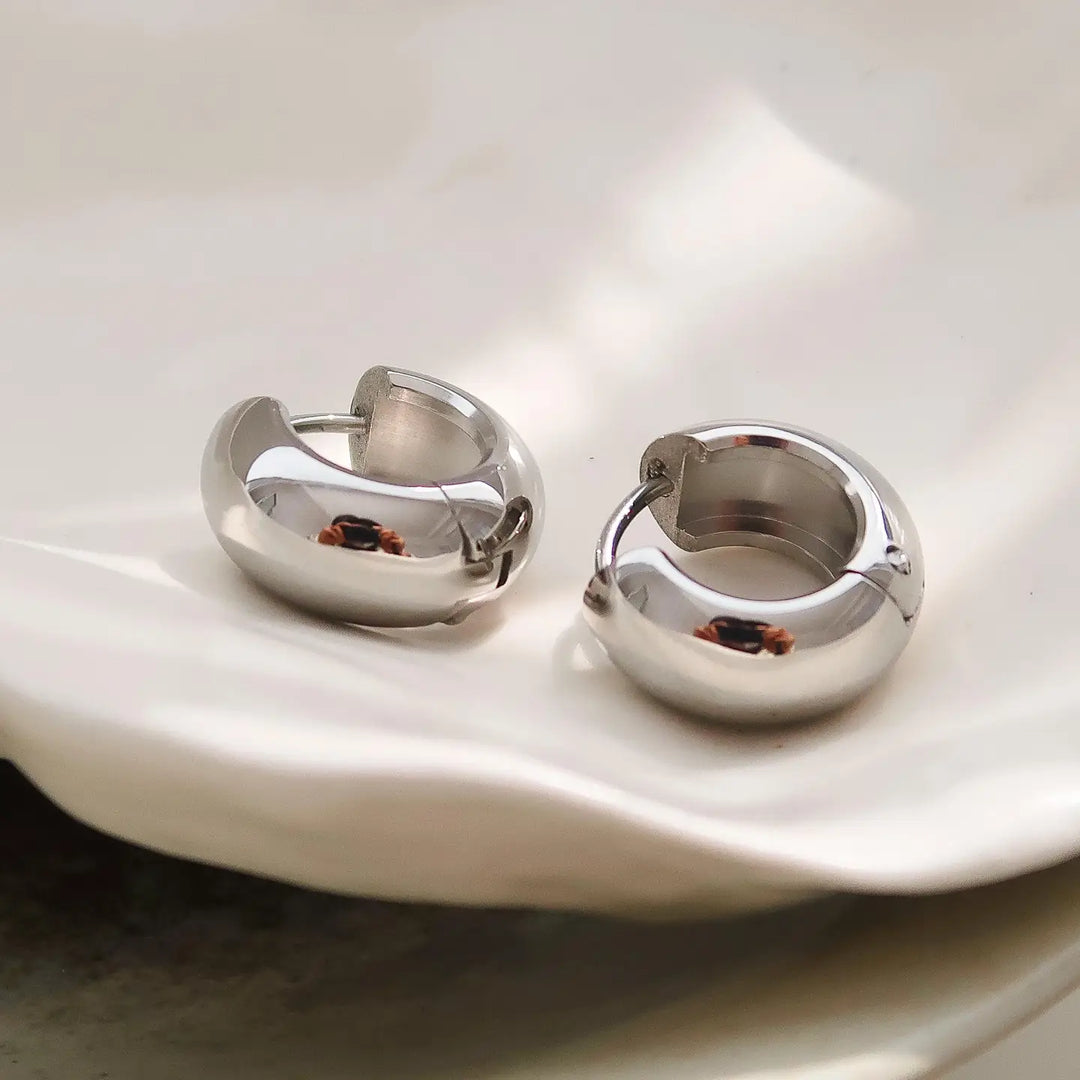 Blandine Small Classic Hoop Earring