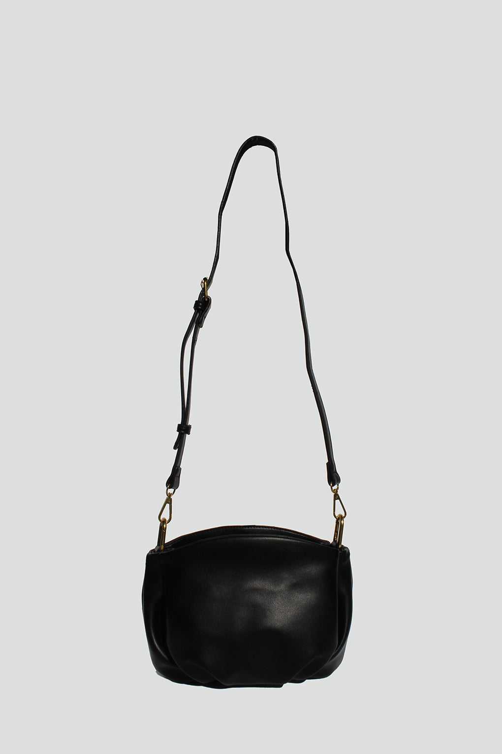 Anastasia Ruched Mini Bag in Black