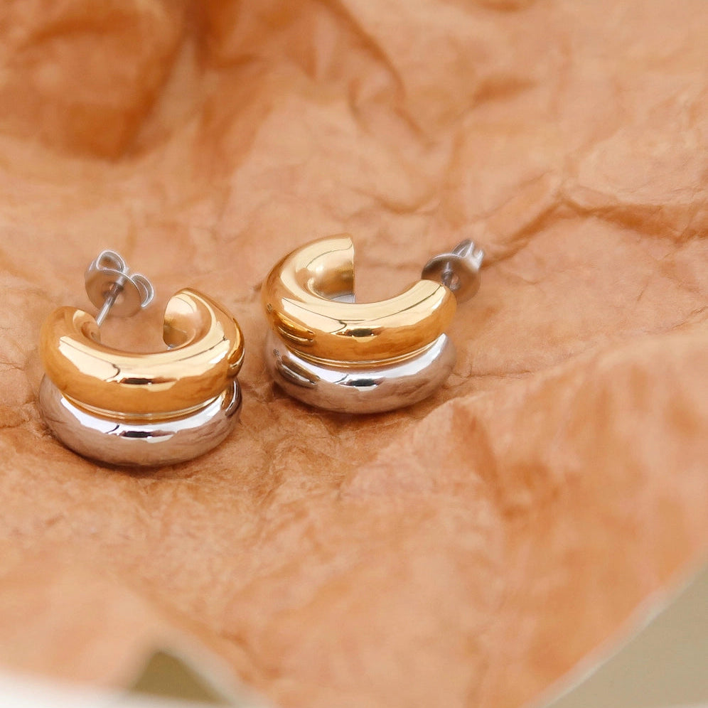 Emma Double C-Hoop Earring