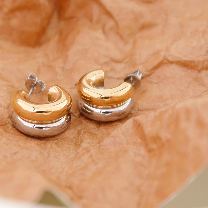 Emma Double C-Hoop Earring
