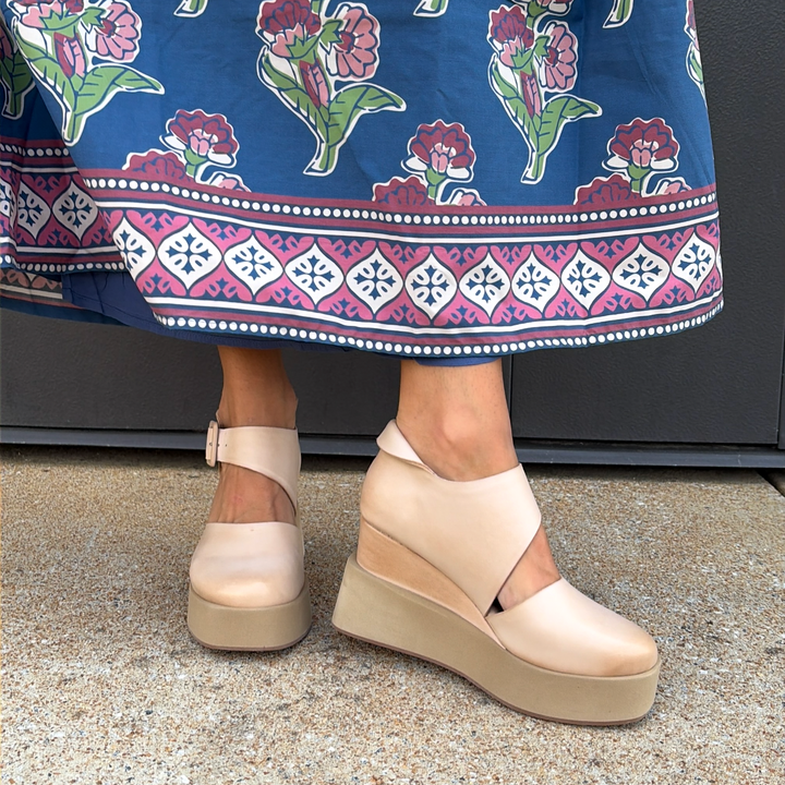 Antelope Teagan Wedge in Makeup Leather