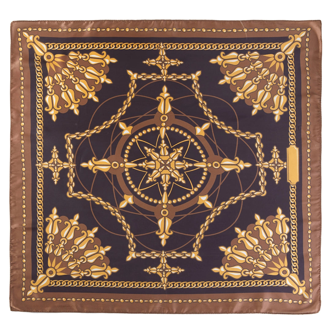 Gold Chain Compass Scarf