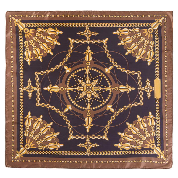Gold Chain Compass Scarf